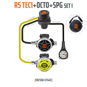 Zestaw automatów R5 TEC1 z octopusem i manometrem