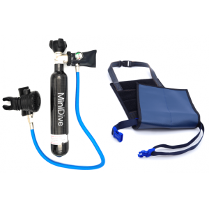 Butla ucieczkowa 0,5l Mini Dive Carbon + uprząż Spare Air