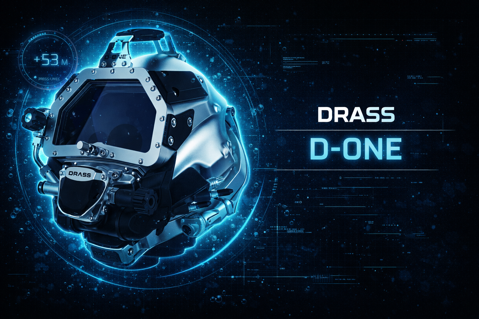 Hełm nurkowy DRASS D-One ze stali nierdzewnej